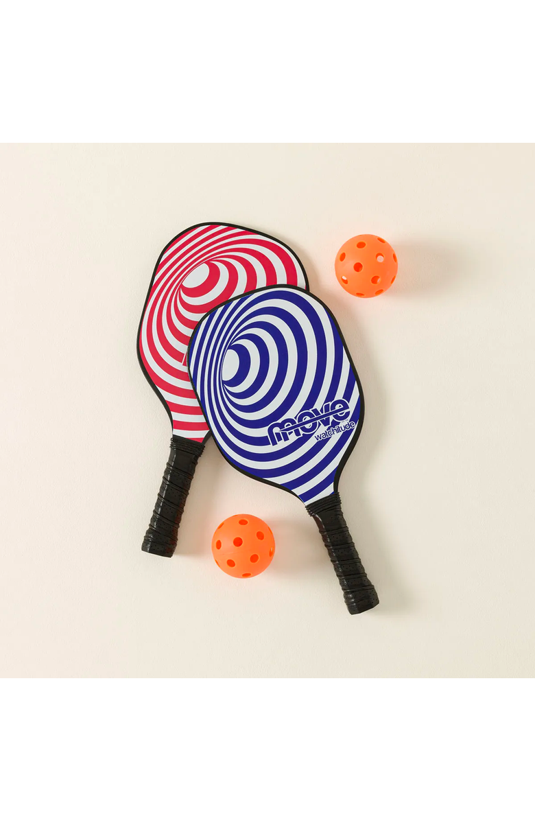 Uncommon Goods Kids Indoor/Outdoor Pickleball Set by Watchitude, Alternate, color, Blue / Red