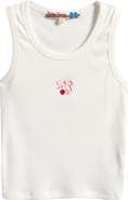 Vintage Havana Kids' Cherry Embroidered Tank Top