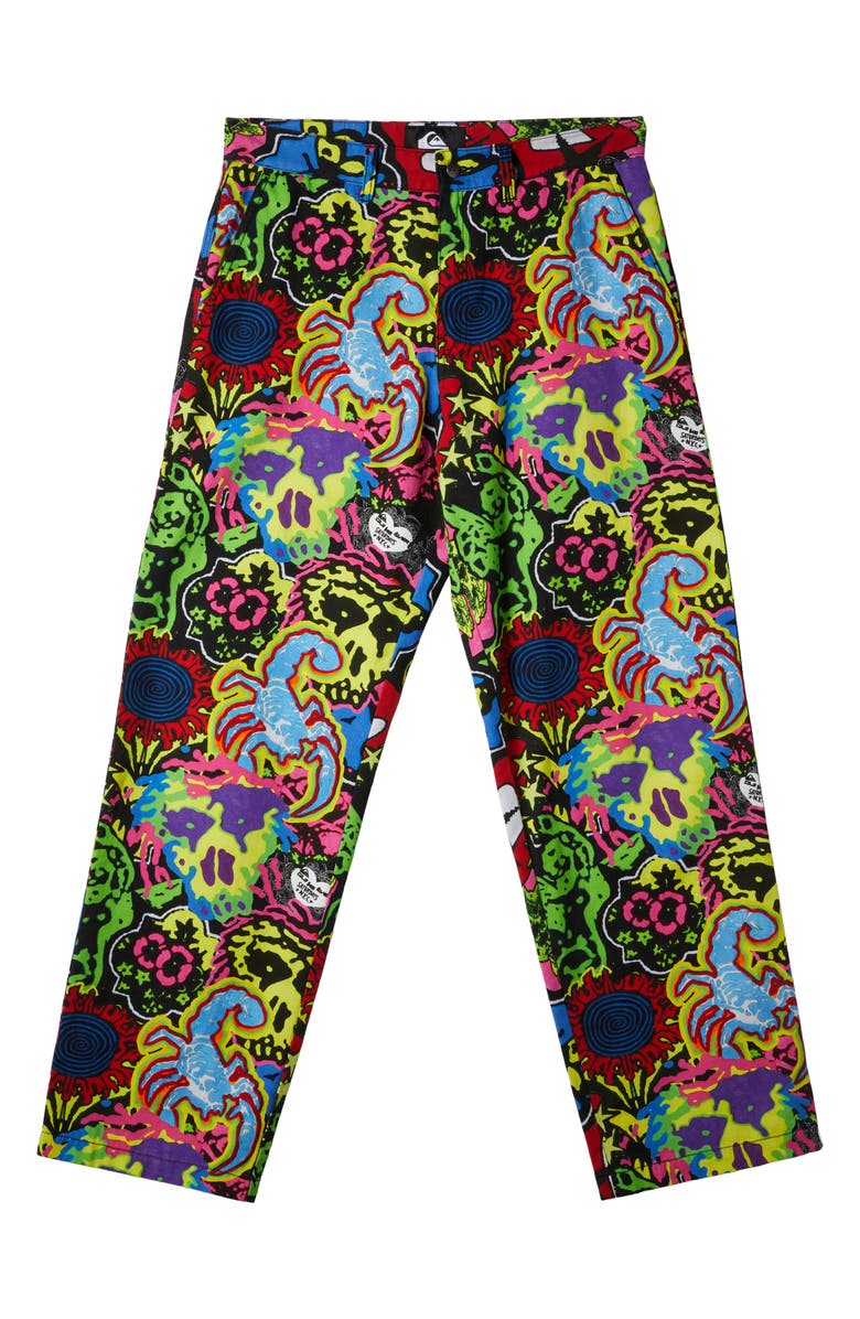 Quiksilver x Saturdays NYC Nonstretch Wide Leg Pants, Main, color,