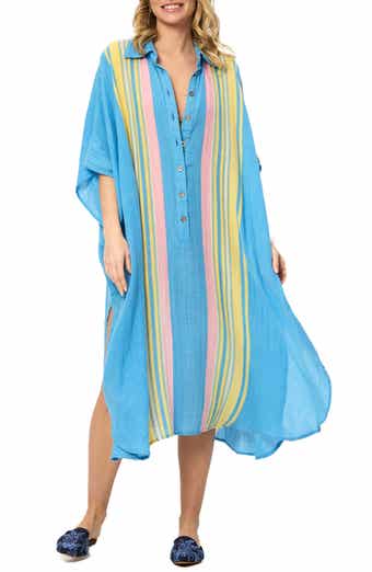 SAACHI Collar Kaftan Shirtdress