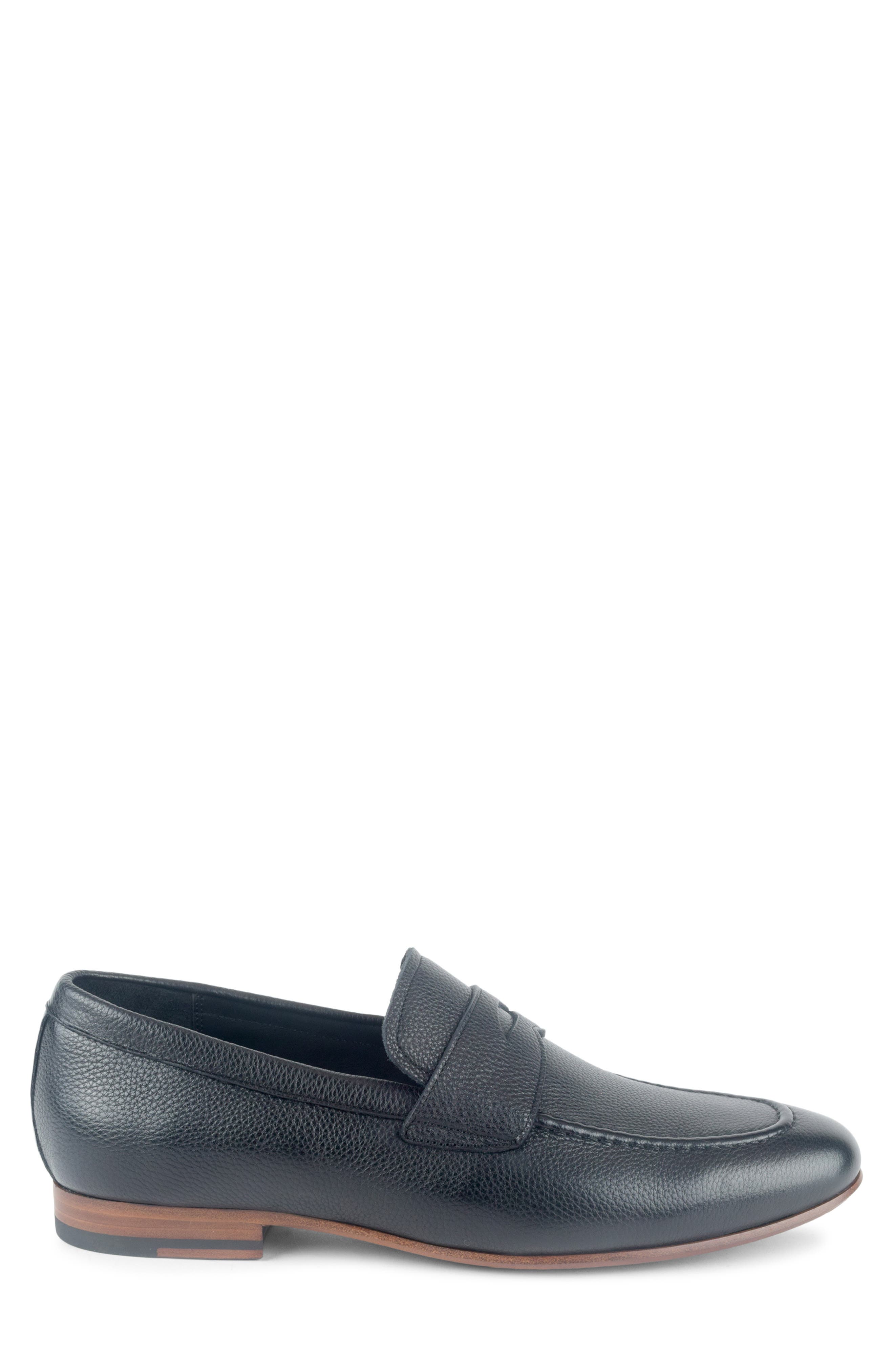 Warfield & Grand Lyon Penny Loafer, Alternate, color, Black