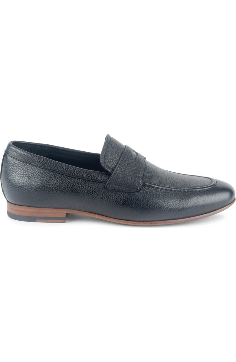 Warfield & Grand Lyon Penny Loafer, Alternate, color, Black