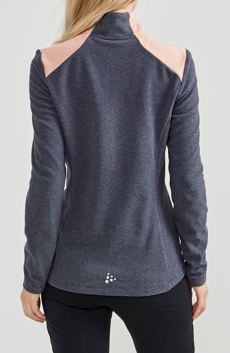 Craft Core Edge Thermal Midlayer Half Zip Pullover, Alternate, color, Asphalt/ Ash