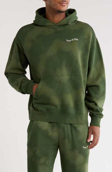 Wordmark Tie Dye Cotton Hoodie