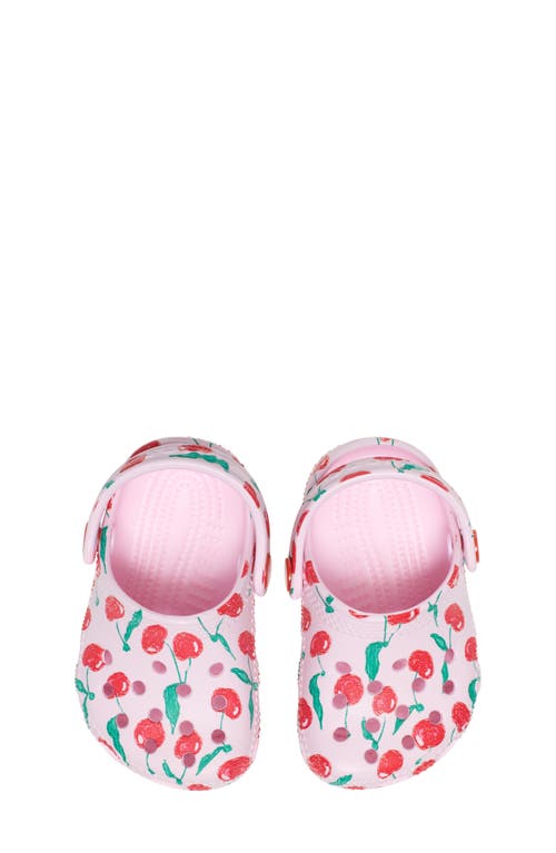 Crocs Little Fresh Fruits Clog In Pink Milk