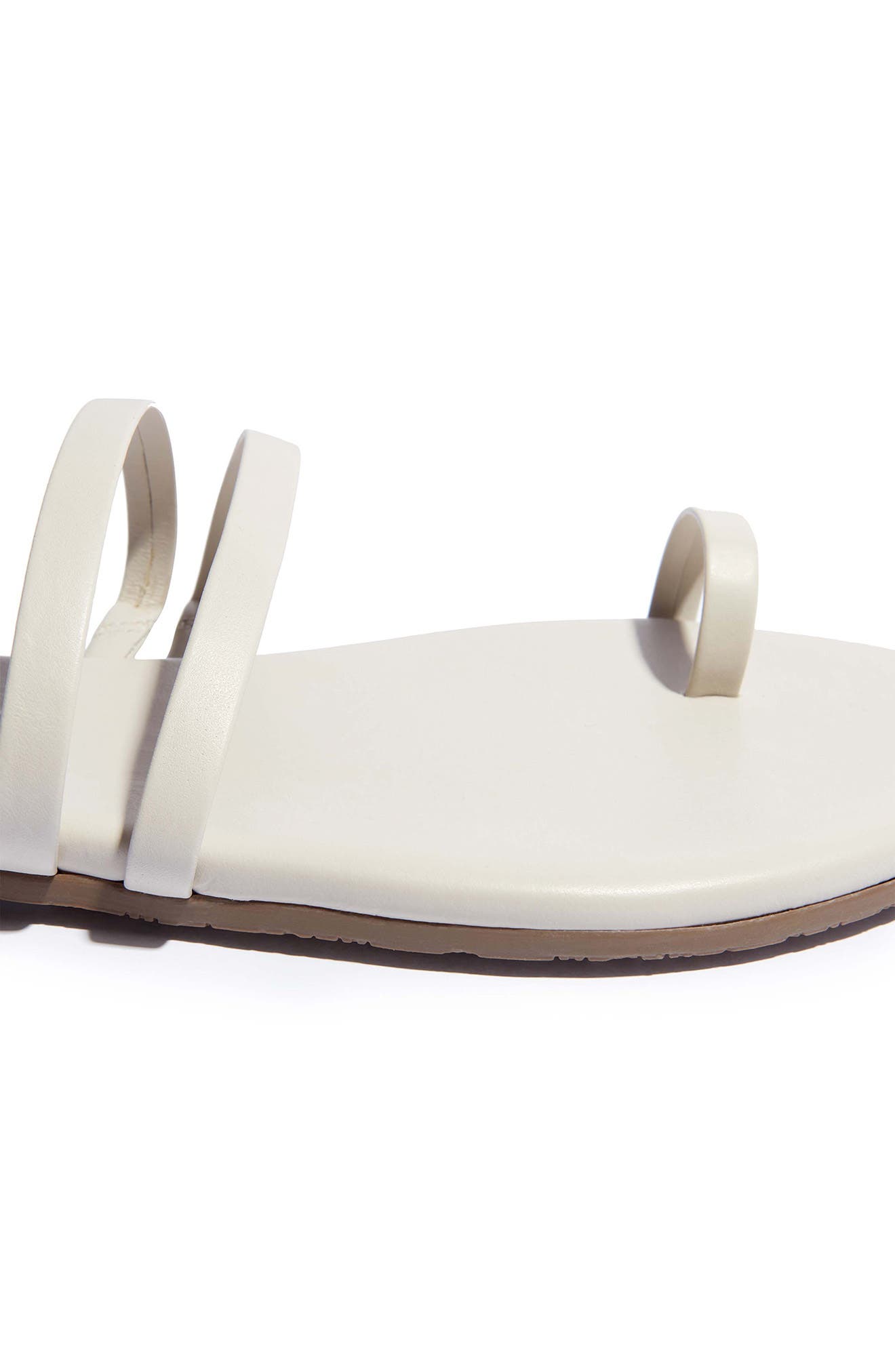 Leah Toe Loop Sandal, Alternate, color, STONE