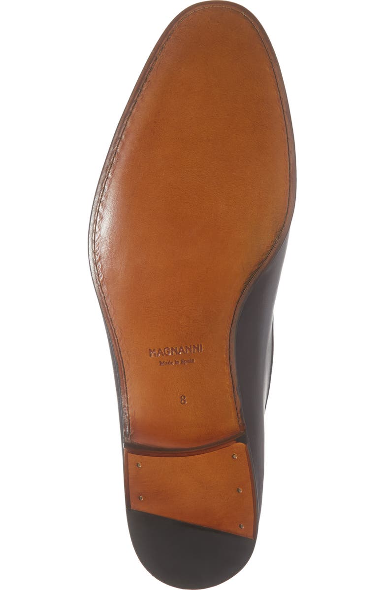 Magnanni Tavares Tassel Loafer, Alternate, color, Navy Leather