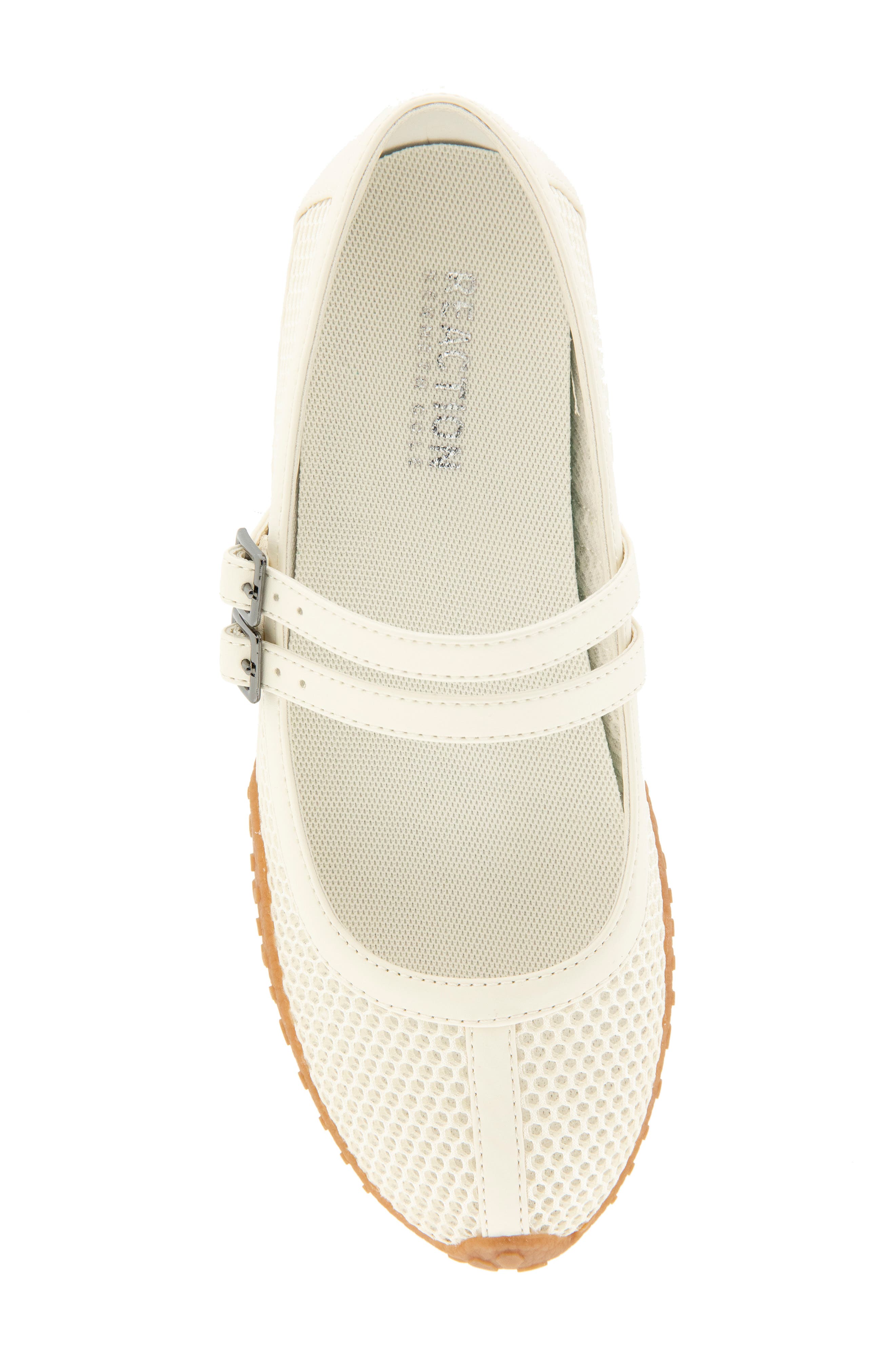 Violeta Mary Jane Flat, Alternate, color, CREAM MESH