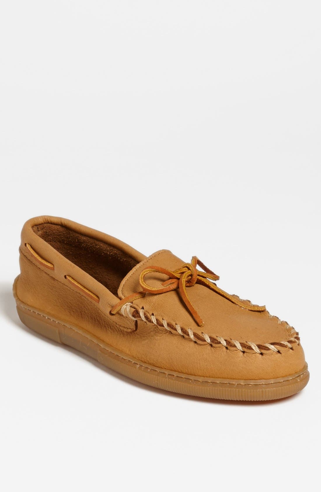 Minnetonka Moosehide Moccasin, Main, color, 