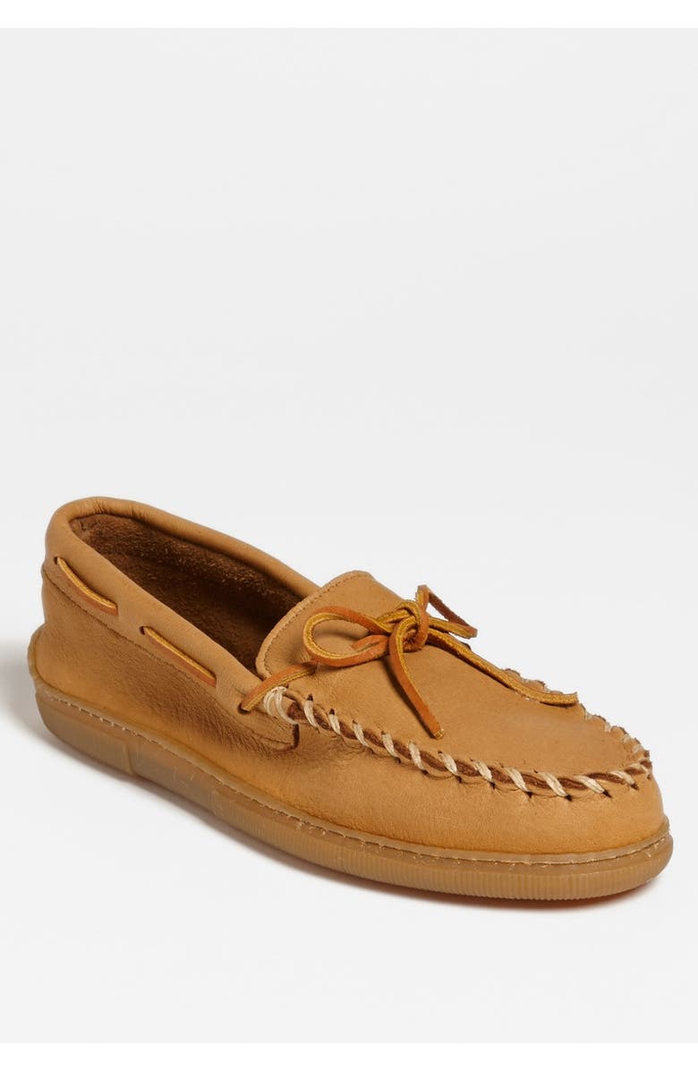 Minnetonka Moosehide Moccasin, Main, color,