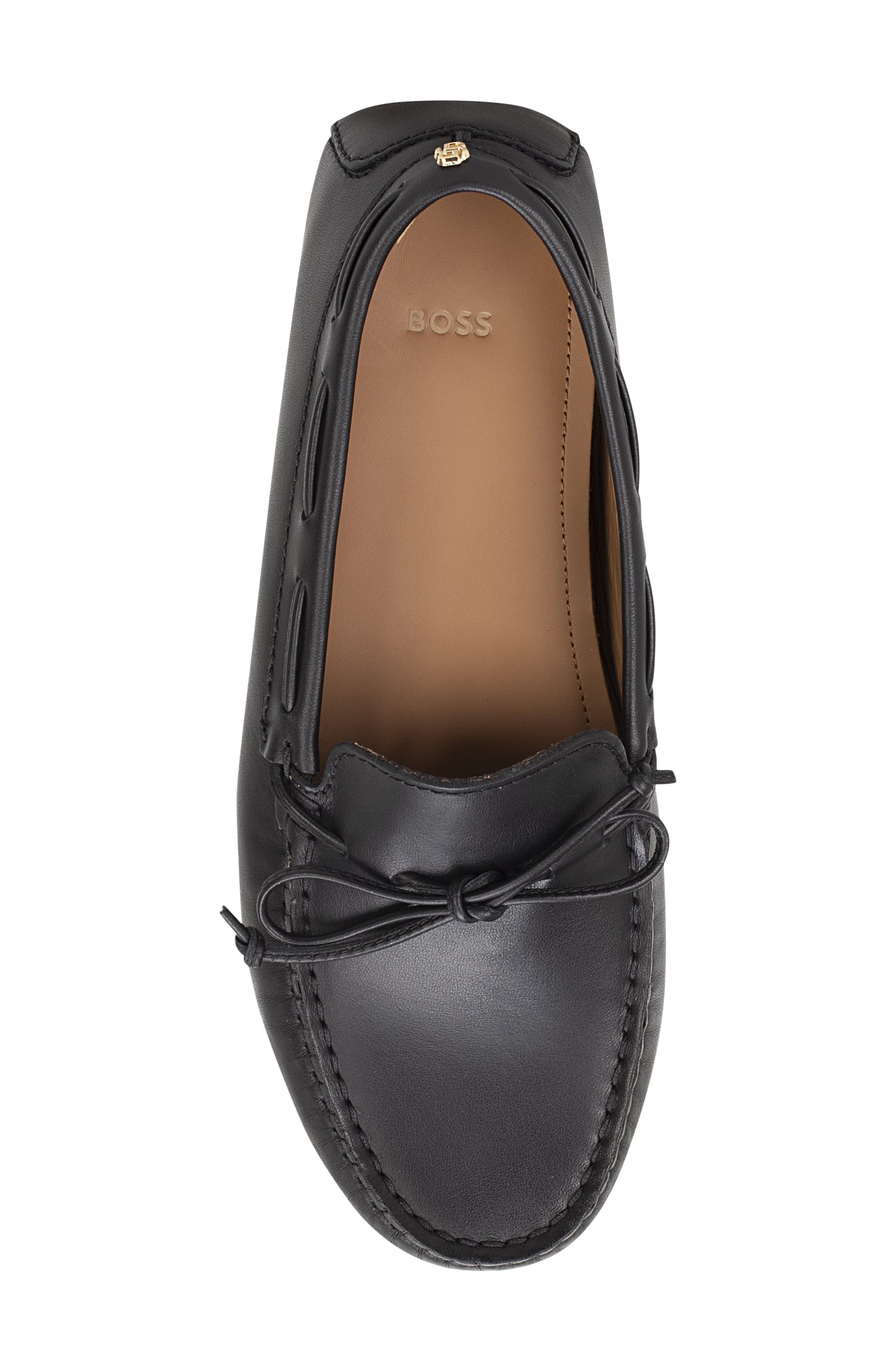 Roxanne Driver Flat, Alternate, color, BLACK