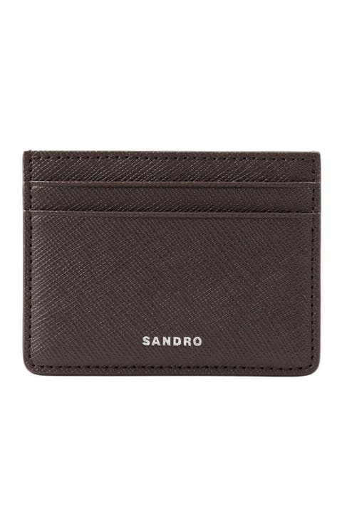 Reconstituted leather cardholder