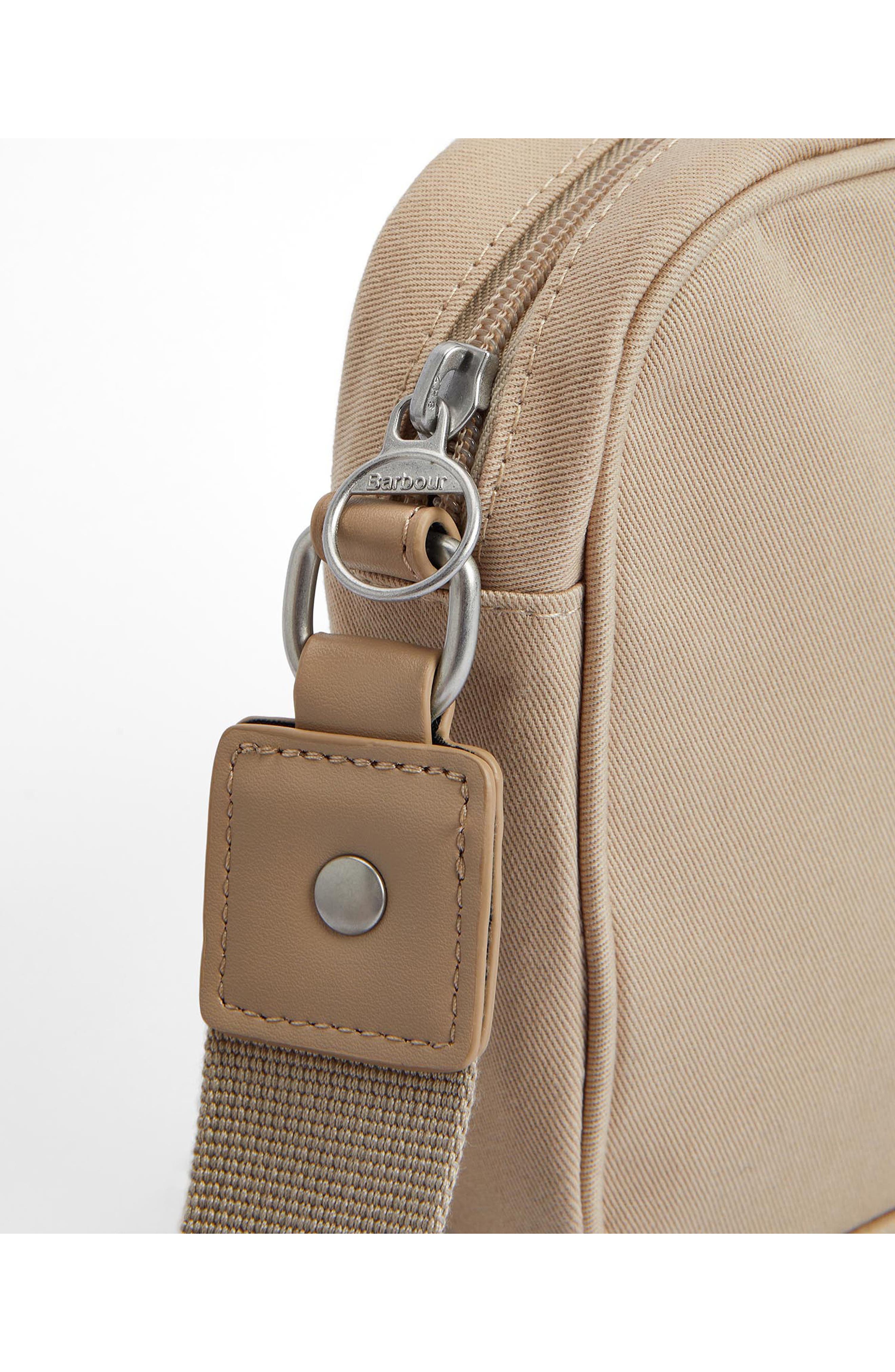 Olivia Cotton Canvas Crossbody Bag, Alternate, color, LIGHT SAND