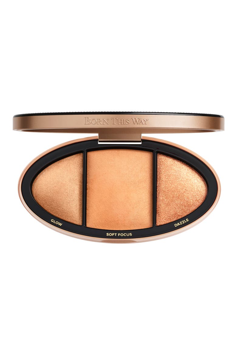 Born This Way Turn Up the Light Highlighting Palette, Main, color, TAN