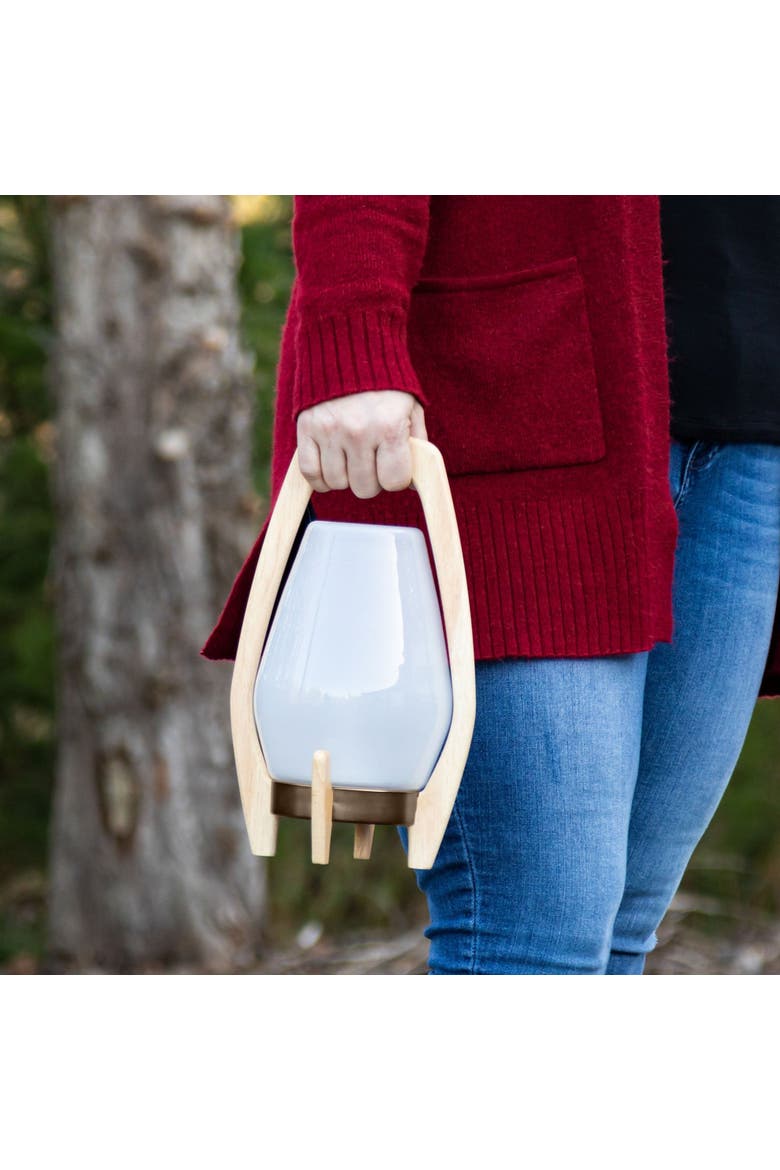 Drifter Lantern - Rechargeable Glass LED Lanterns, Alternate, color, Beige