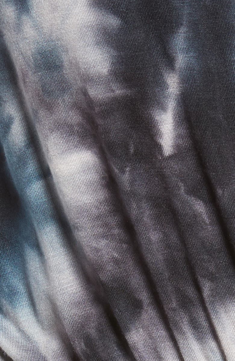 Fraiche by J Tie Dye Hooded Jumpsuit, Alternate, color, 