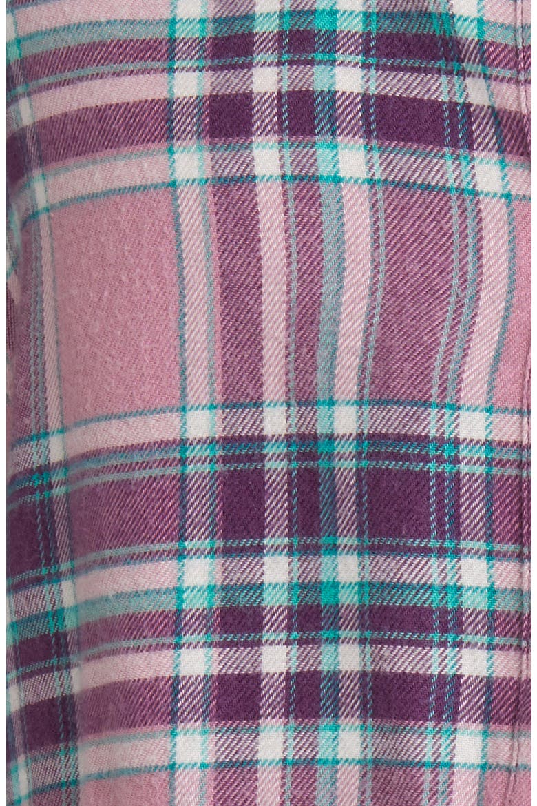 Lakin Mixed Plaid Button-Up Shirt, Alternate, color, ROSE AGAVE MIXED PLAID