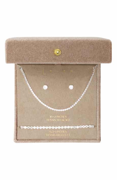 3-Piece CZ Tennis Jewelry Set