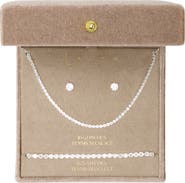 Leith 3-Piece CZ Tennis Jewelry Set