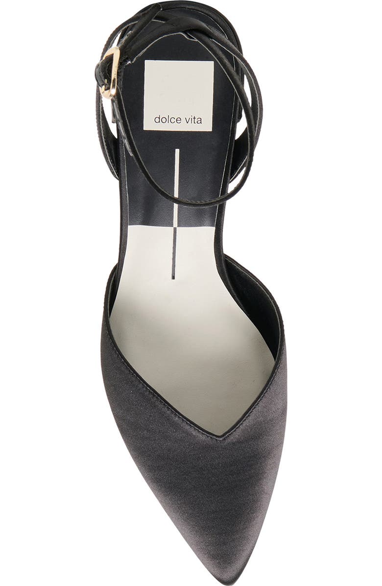 Dolce Vita Carrey Pointed Toe Pump, Alternate, color, Onyx Satin