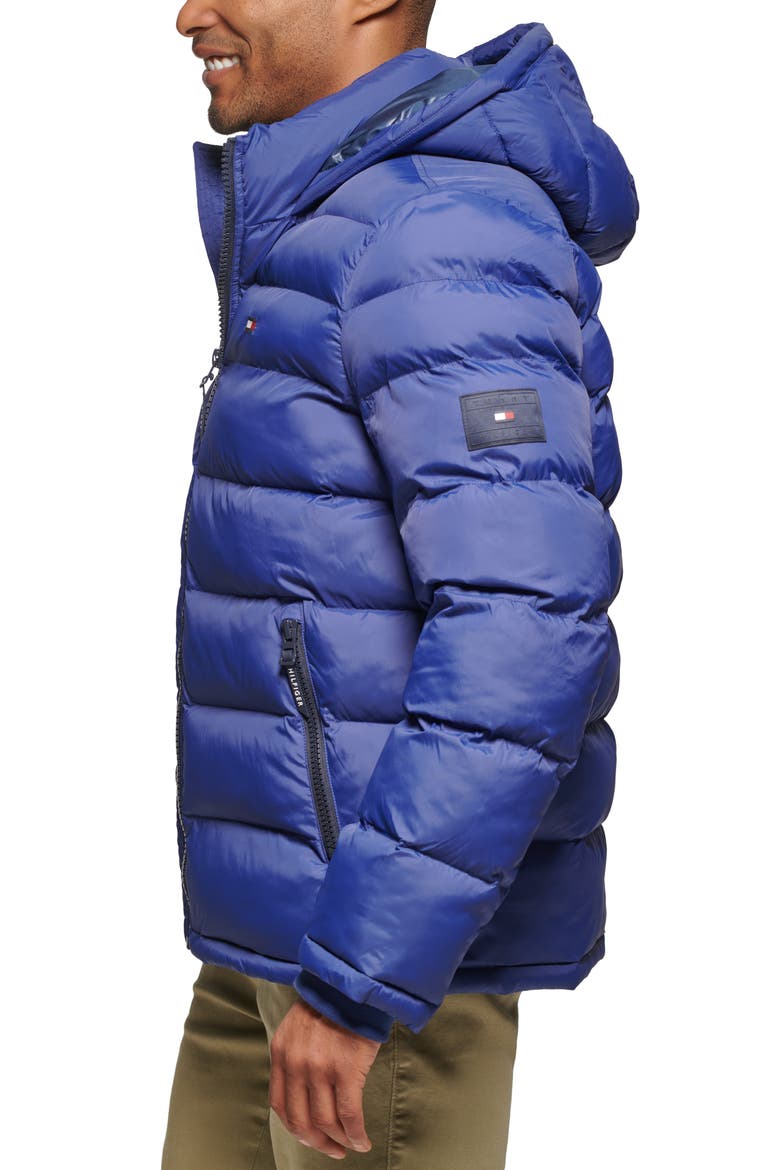 Nylon Classic Puffer Jacket, Alternate, color, ROYAL