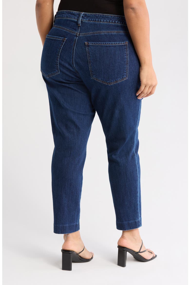 Reese High Waist Ankle Straight Leg Jeans, Alternate, color, HARNESS