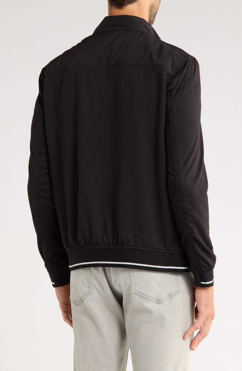 DENIM AND FLOWER Quilted Puffer Jacket, Alternate, color, Black