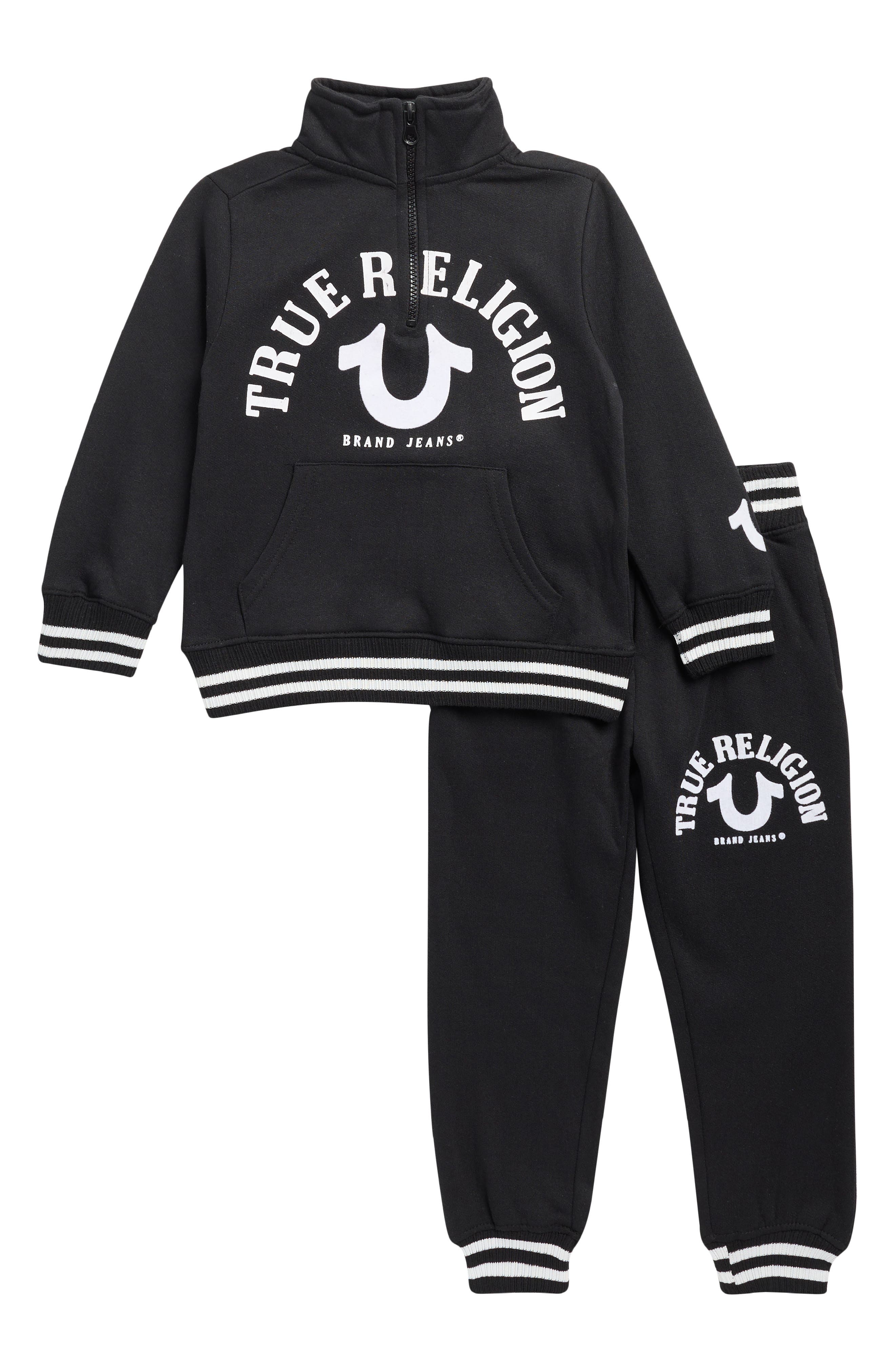 True Religion Kids' Fleece Pullover & Joggers Set