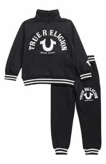 True Religion Kids' Fleece Pullover & Joggers Set