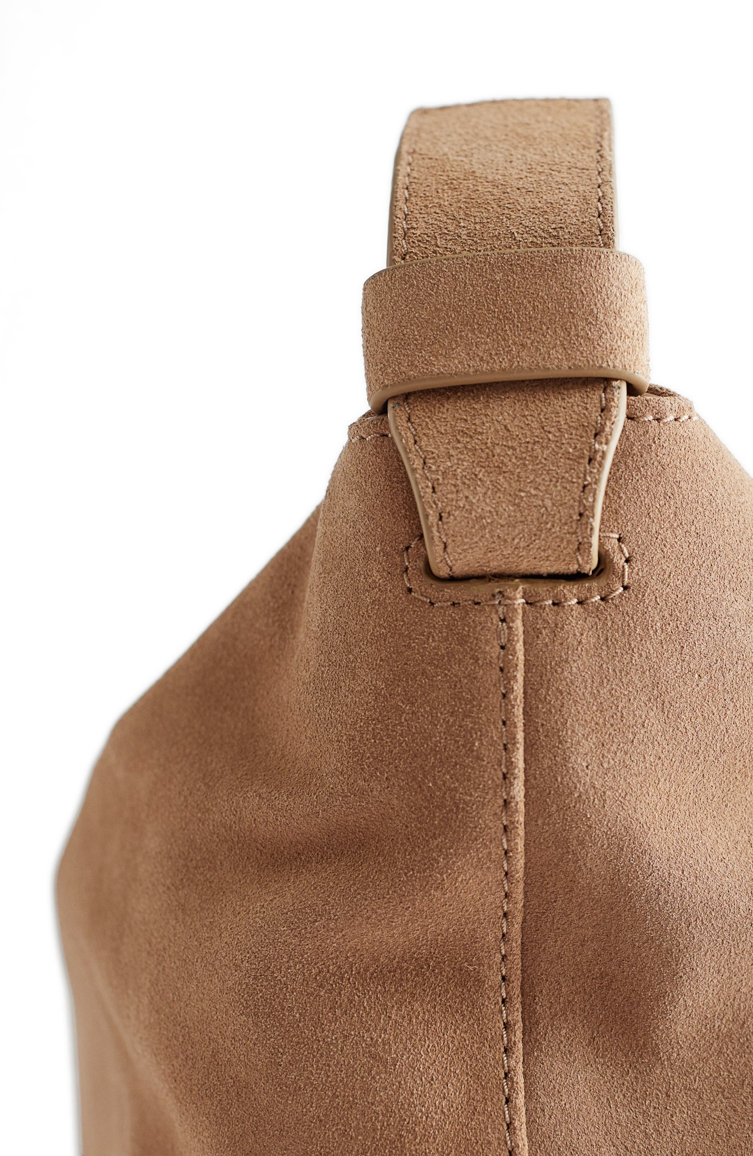 & Other Stories Suede Shoulder Bag, Alternate, color, 