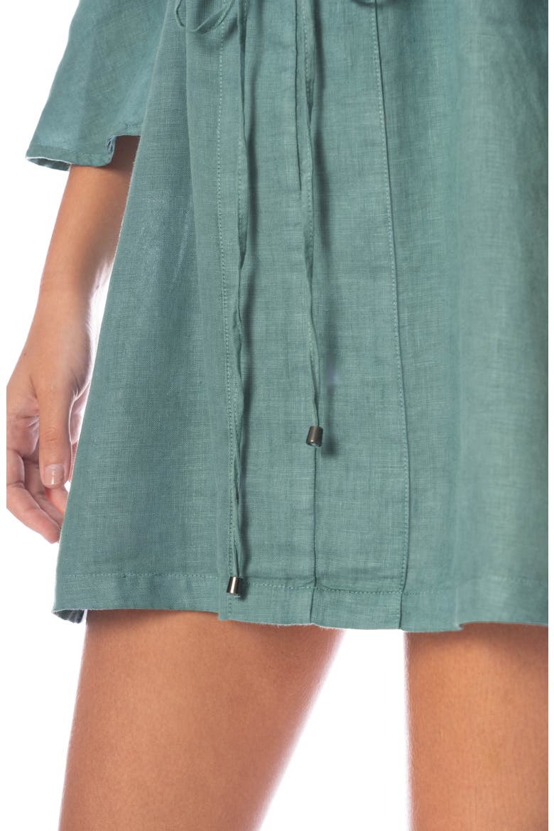 Eucalyptus Green Joy Cover-Up Dress, Alternate, color, GREEN