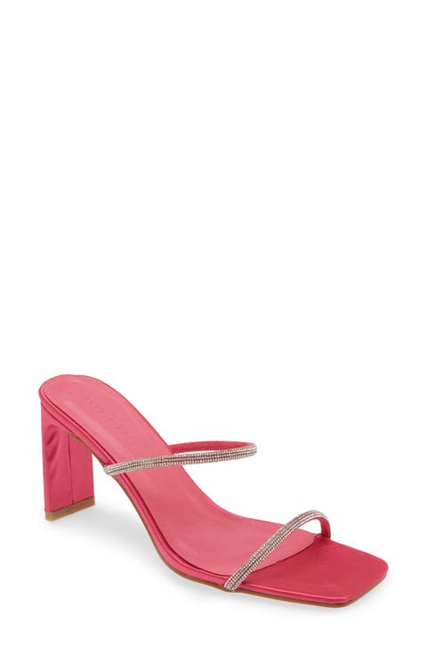 Kallie Pavé Crystal Slide Sandal (Women)