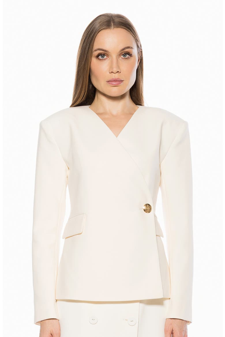ALIRA WRAP BLAZER, Alternate, color, OAT