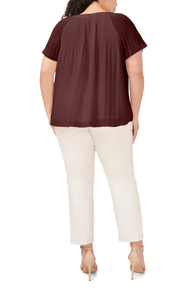 Halogen<sup>®</sup> Pleated Chiffon Top, Alternate, color,