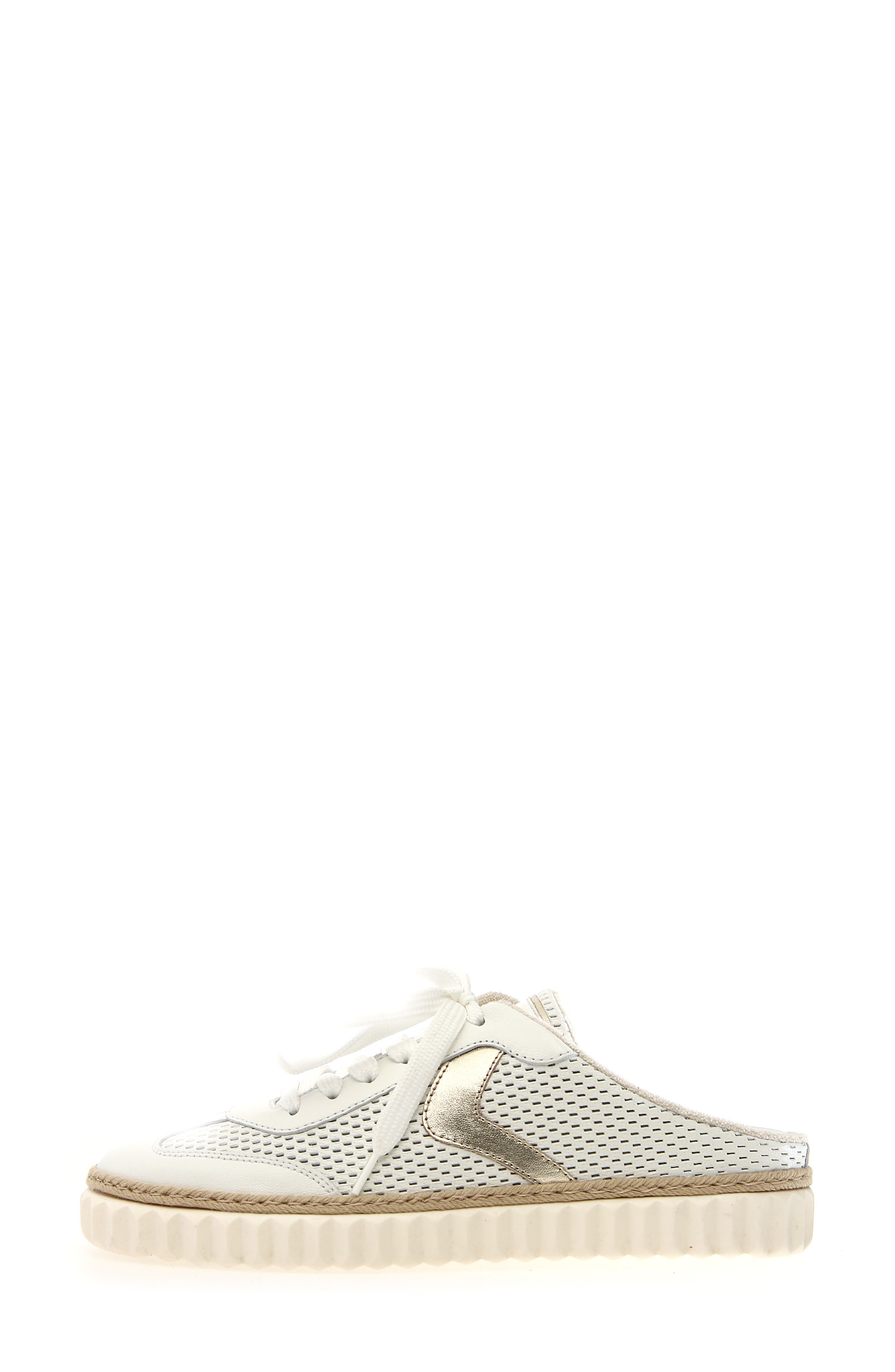 Voile Blanche Ines Mule, Alternate, color, White