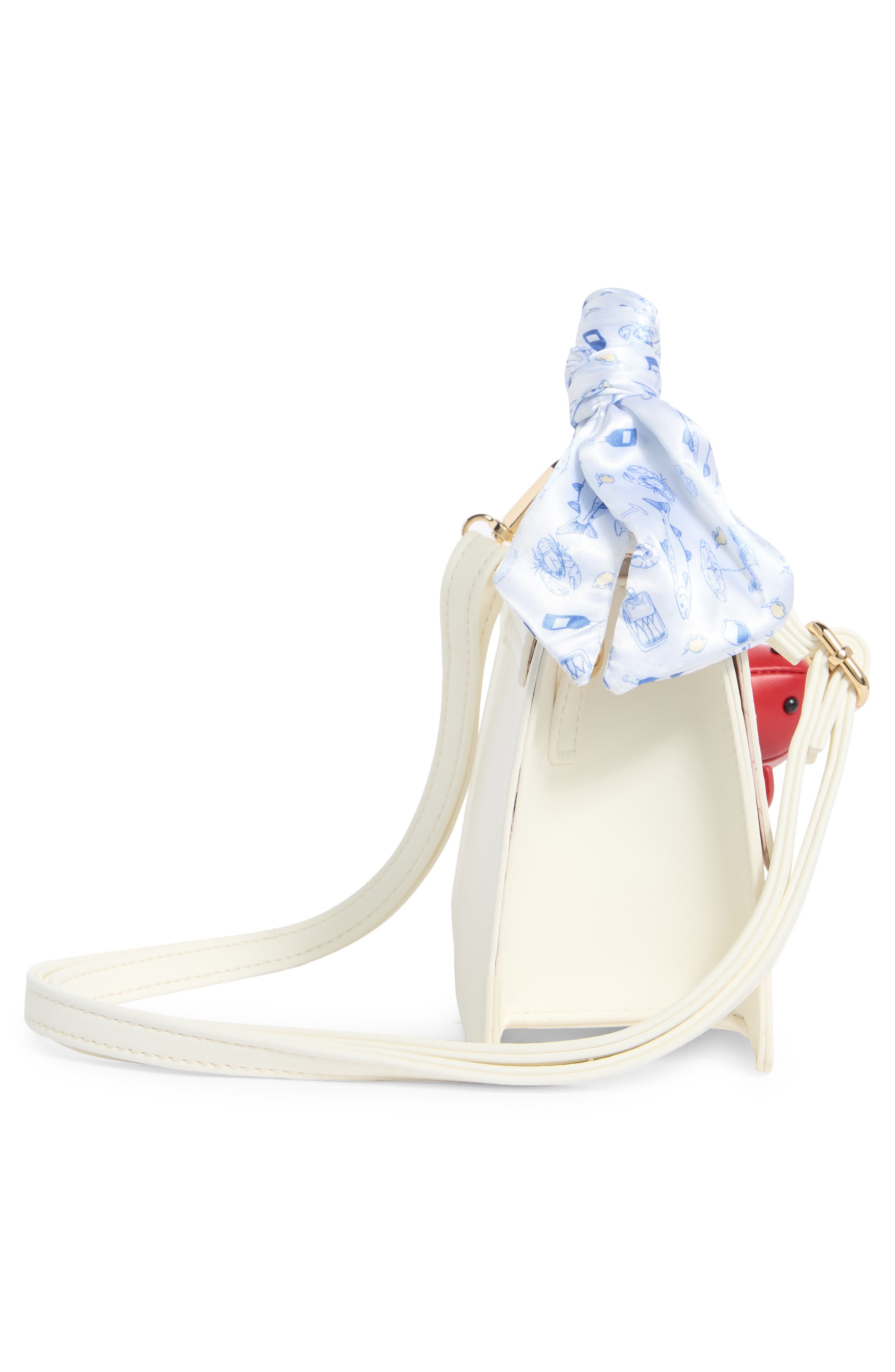 Bovan Faux Leather Handbag, Alternate, color, WHITE