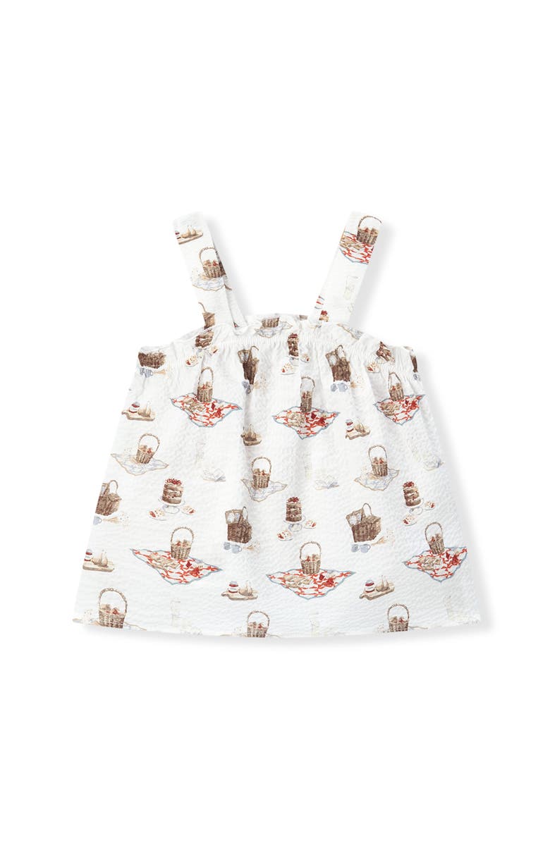 Milkbarn Ruffle Tank and Pant Set, Alternate, color, Picnic