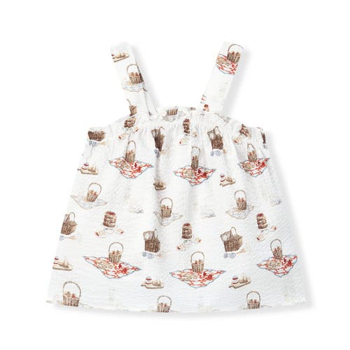 Milkbarn Ruffle Tank And Pant Set In White