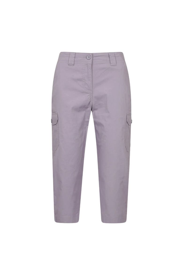 Coastal Stretch Capri Cargo Pants, Main, color, Gray