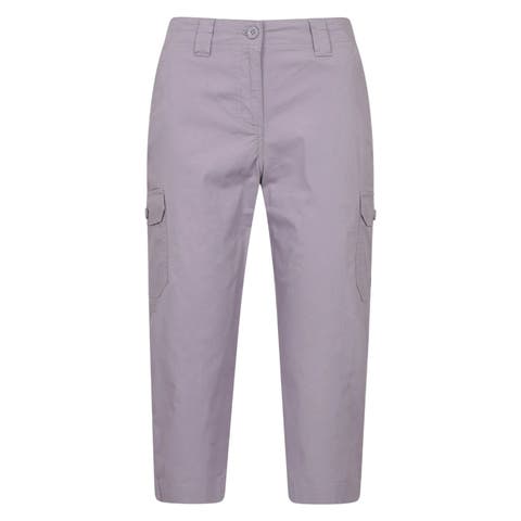 Coastal Stretch Capri Cargo Pants