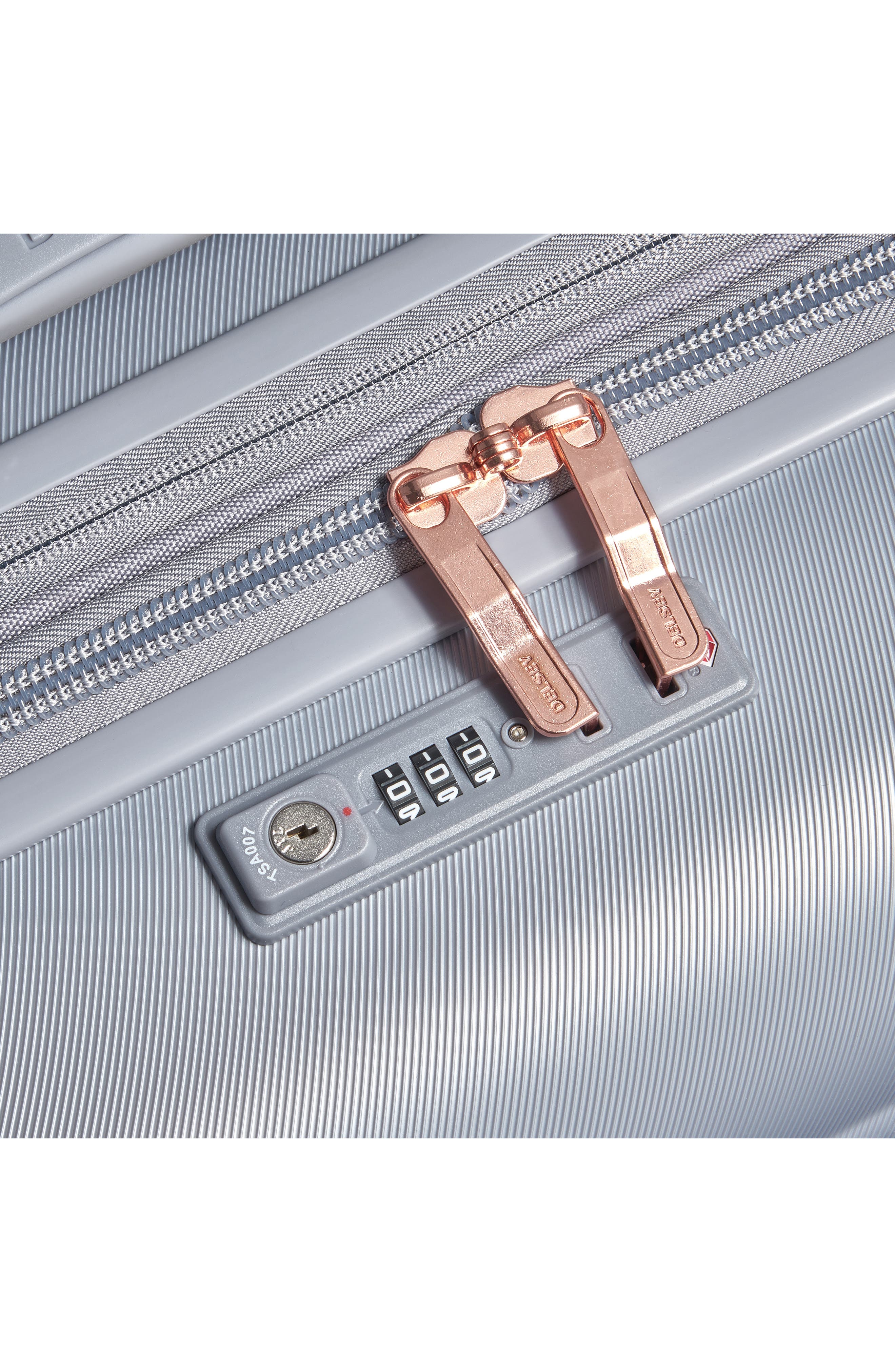 DELSEY Cruise 3.0 24-Inch Hardside Spinner Luggage, Alternate, color, Platinum