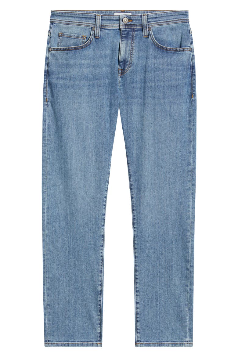 Slim Straight Leg Jeans, Alternate, color, WESTERN BLUE