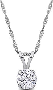 Julianna B. Certified Lab-Grown Diamond Solitaire Necklace 14k