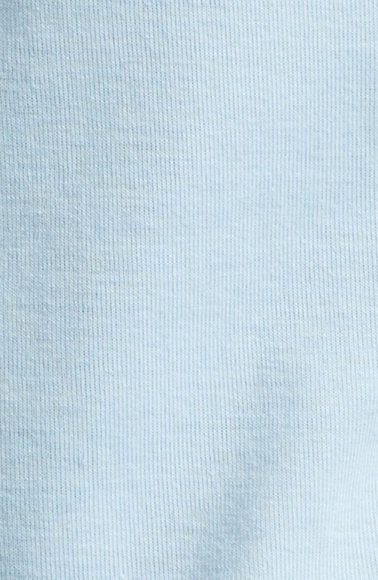 Hommegirls x Fruit of the Loom Double Logo Baby Tee, Alternate, color, Baby Blue