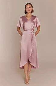 Rewritten Florence Waterfall Hem Dress