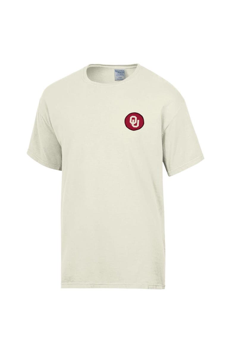 Comfort Wash Men's Comfort Wash Cream Oklahoma Sooners Camping Trip T-Shirt, Alternate, color, 