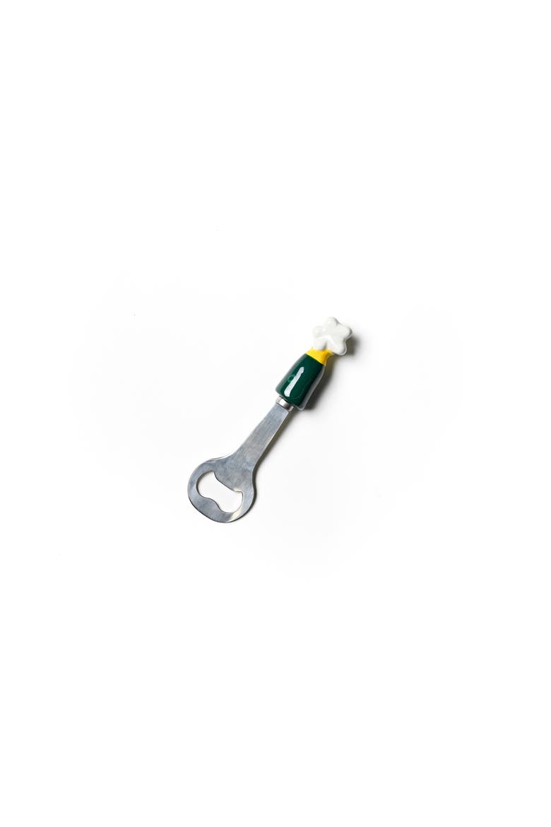 Champagne Bottle Opener, Alternate, color, Green