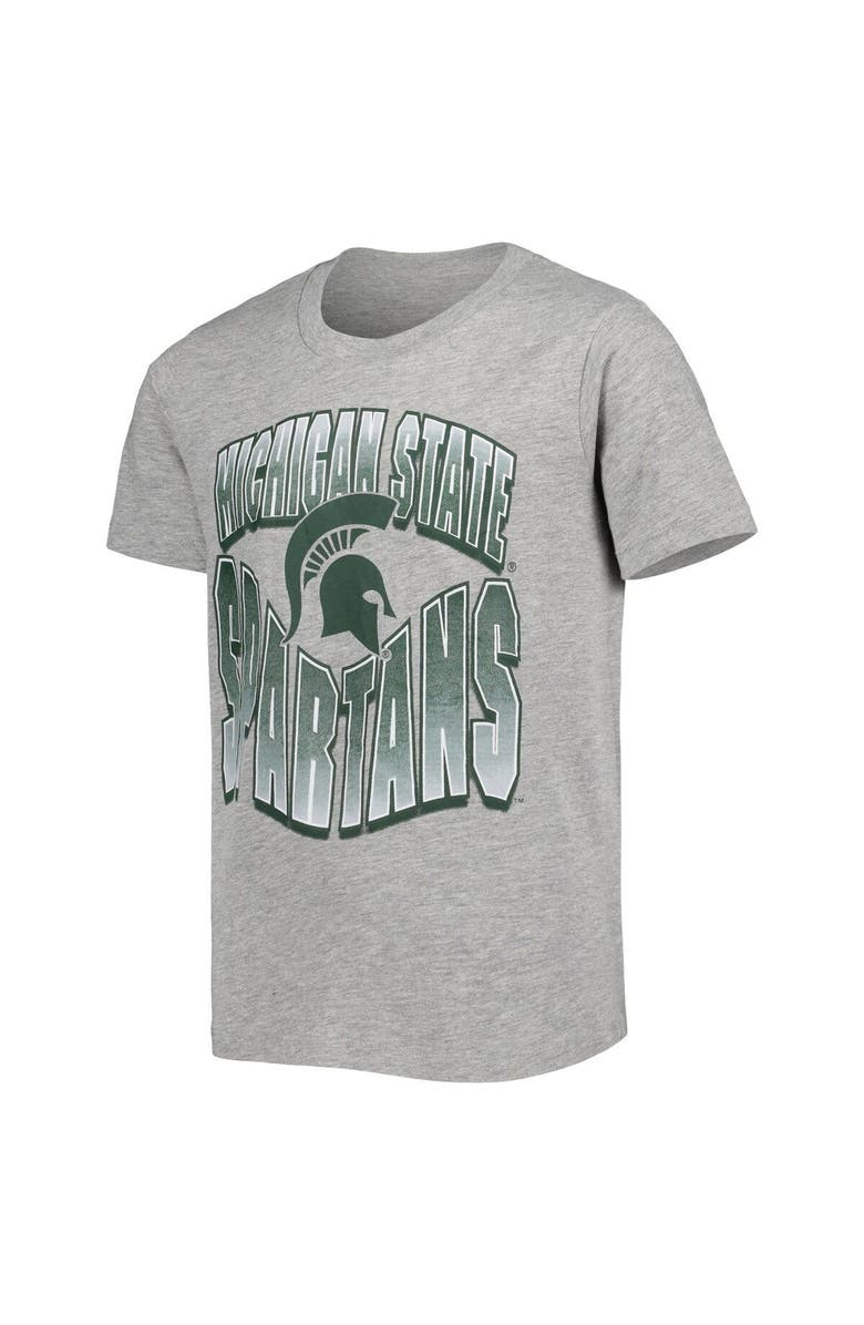 Outerstuff Youth Green/Heather Gray Michigan State Spartans Game Day T-Shirt Combo Pack, Alternate, color, 