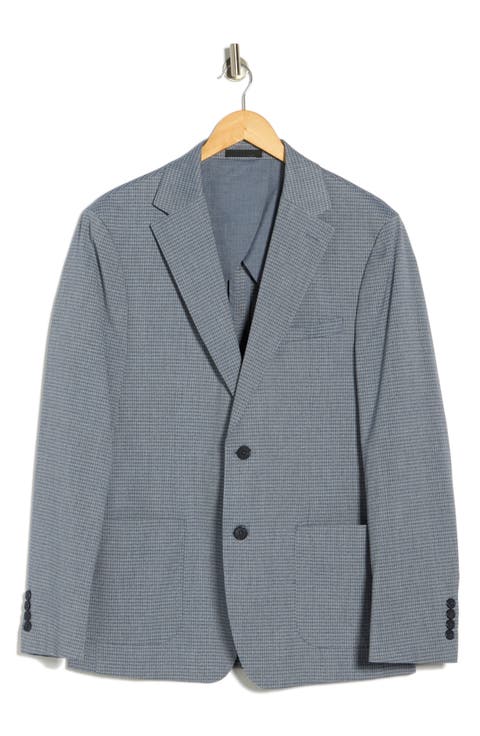 Houndstooth Two-Button Sport Coat