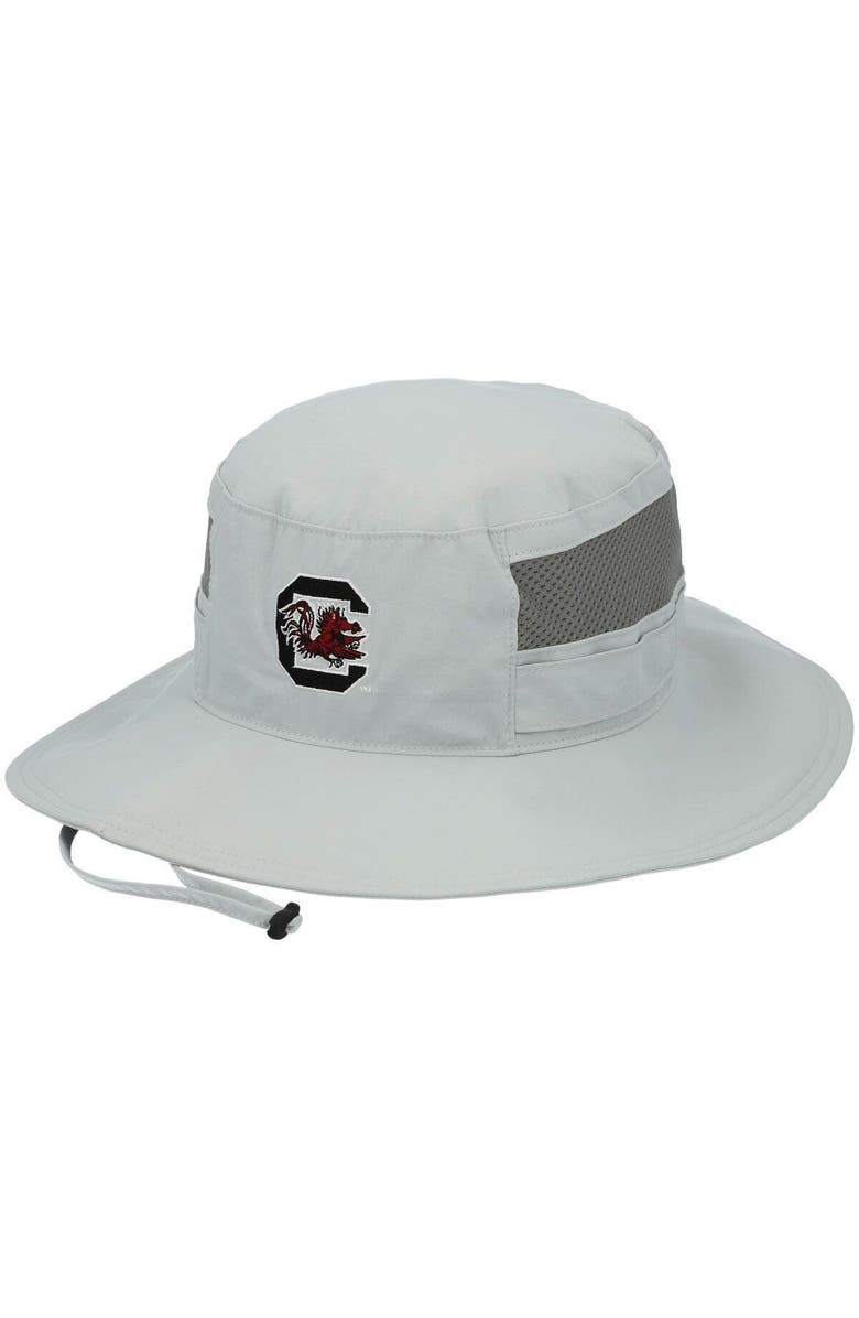 Columbia Men's Columbia Gray South Carolina Gamecocks Bora Bora Booney II Bucket Hat, Main, color,